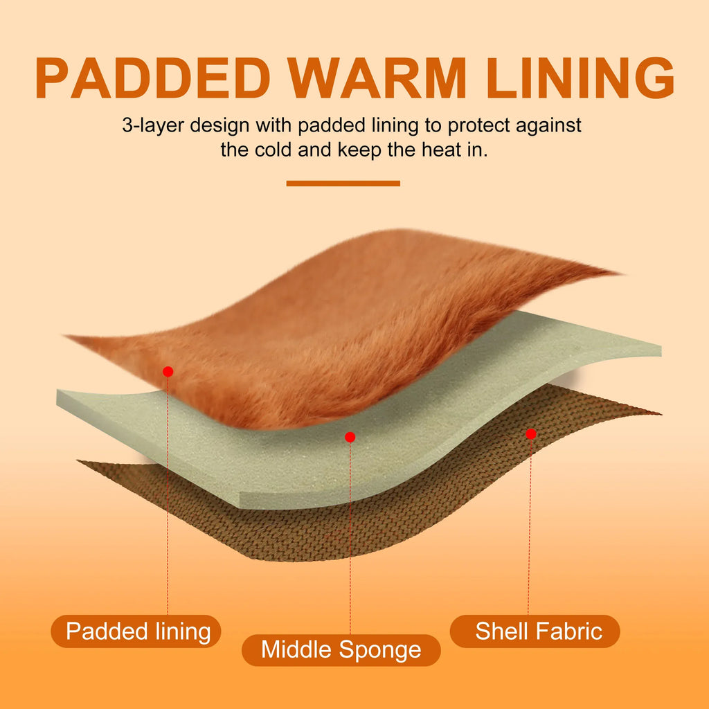 DDPaws  3 Layer Warm Dog Harness Leash Set Soft Padded Dog Harnesses Vest Winter Pet Puppy Walking Vest Lead for Small Medium Dogs Pug