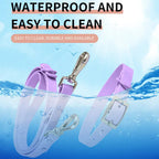 DDPaws  4-Piece Set Dog Harness Dog Leash Dog Collar Adjustable Waterproof Easy To Clean Dog Vest Harness With Dog Poop Bag Holder