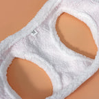 DDPaws  Cute Bowknot Dog Harness Leash Warm Winter Dog Harnesses Soft Fur Pet Vest With Walking Rope Adjustable for Small Medium Dogs