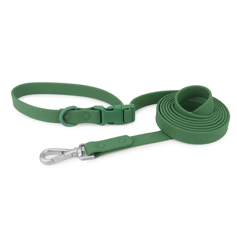 DDPaws  Green PVC Hands-Free Dog Leash
