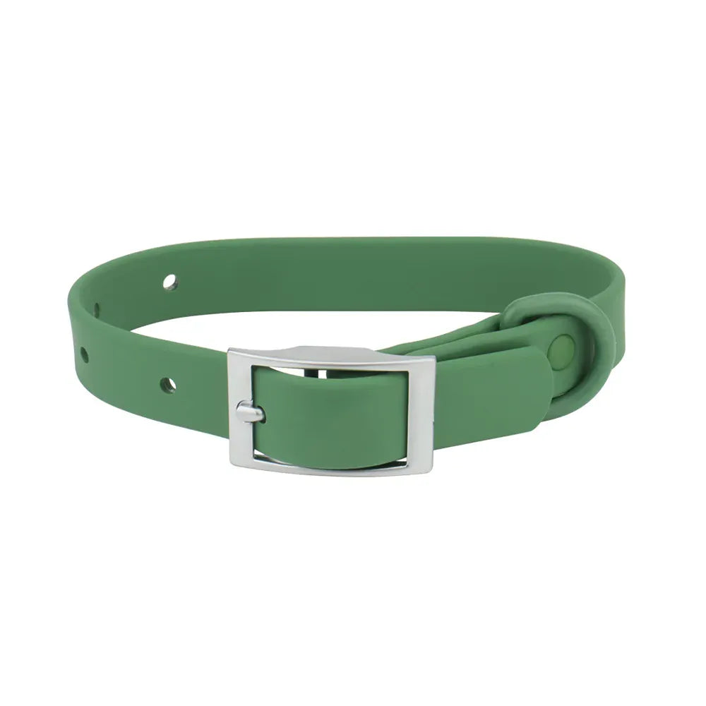 DDPaws  Green / XS neck 19-25cm Waterproof PVC Pet Collar