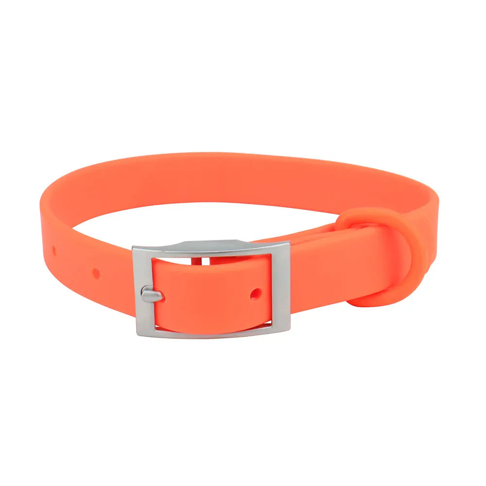 DDPaws  Orange / XS neck 19-25cm Waterproof PVC Pet Collar
