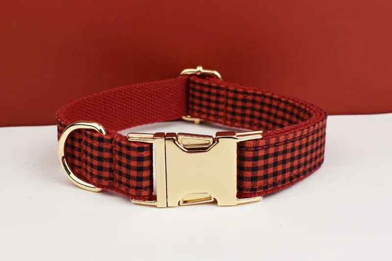 DDPaws  Personalized Gray Lattice Designer Classic Set