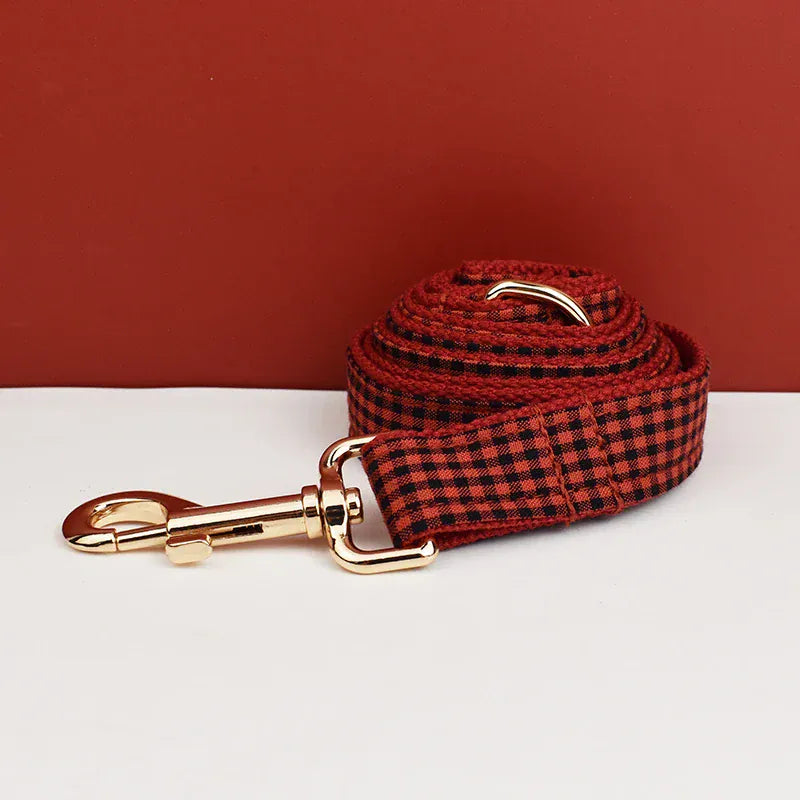 DDPaws  Personalized Gray Lattice Designer Classic Set