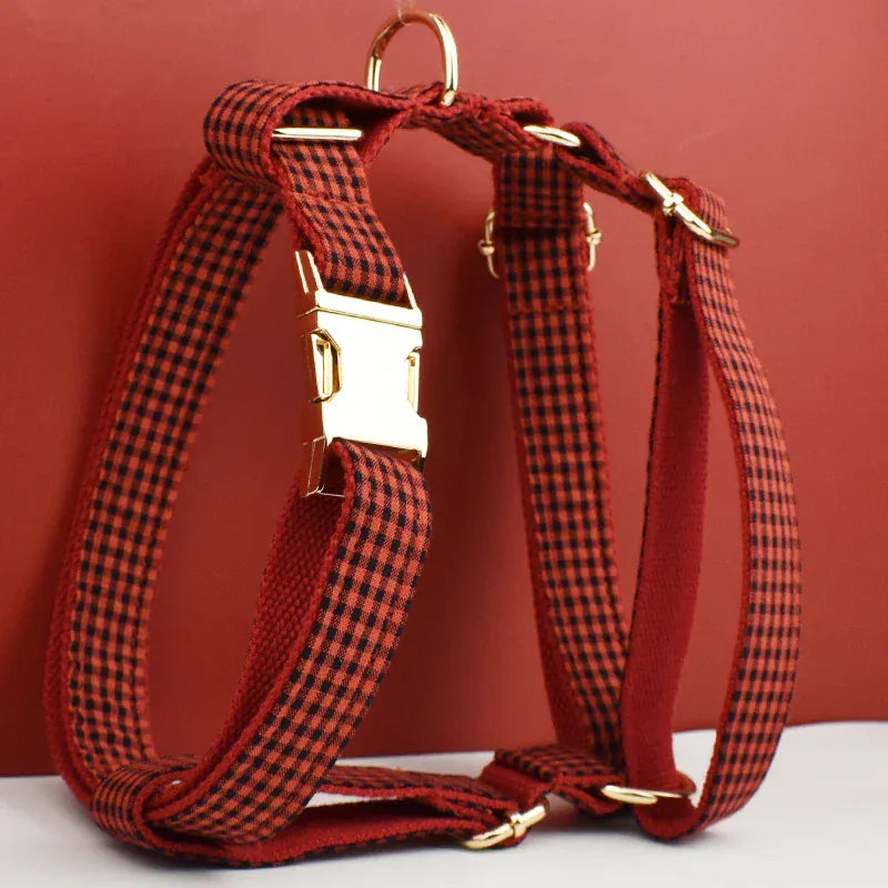 DDPaws  Personalized Gray Lattice Designer Classic Set