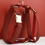 DDPaws  Personalized Gray Lattice Designer Classic Set