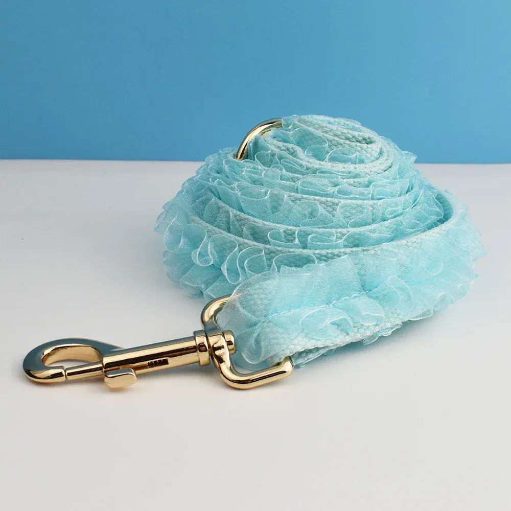 DDPaws  Personalized Light Green Lace Classic Set