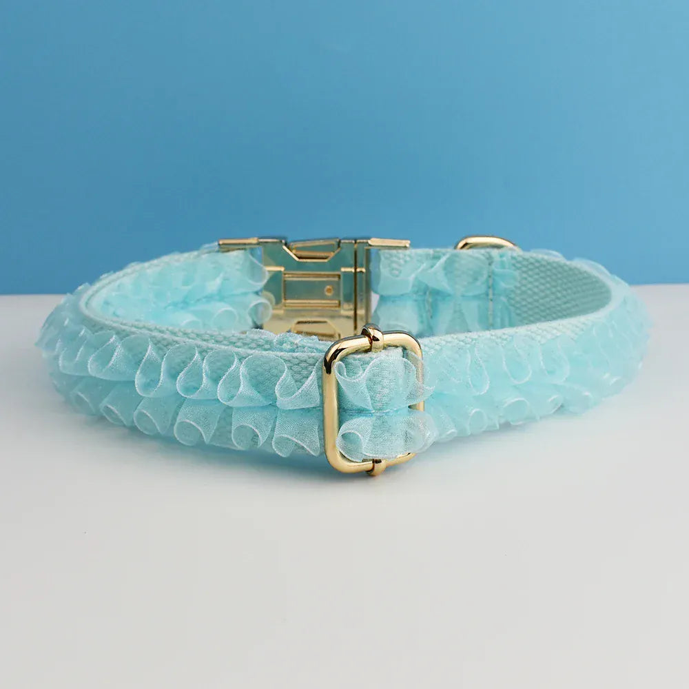 DDPaws  Personalized Light Green Lace Classic Set