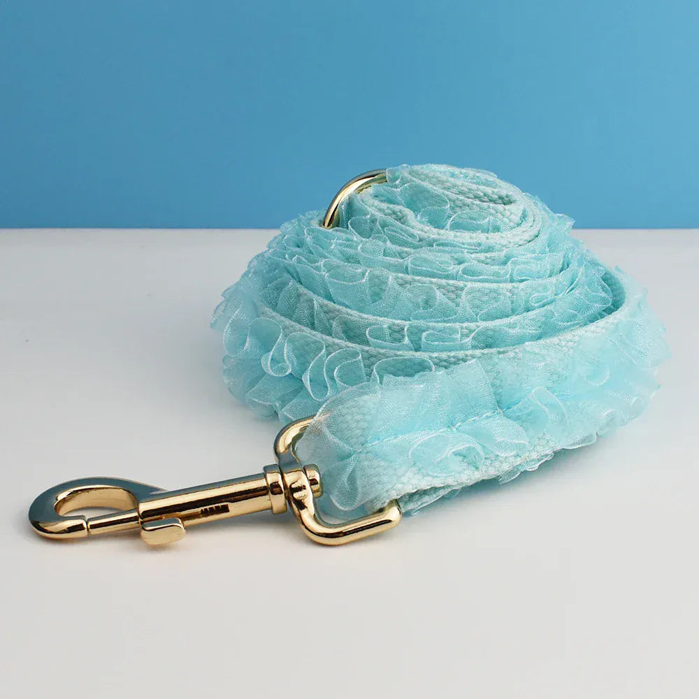 DDPaws  Personalized Light Green Lace Classic Set