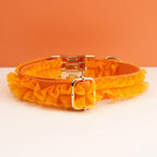 DDPaws  Personalized Orange Lace Classic Set
