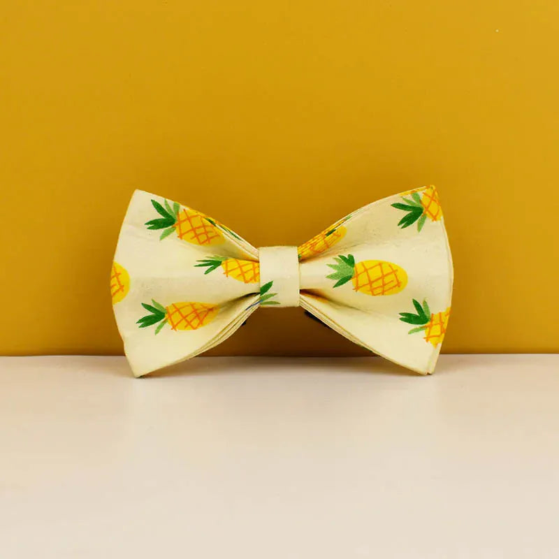 DDPaws  Personalized Pineapple Print Cotton Classic Set
