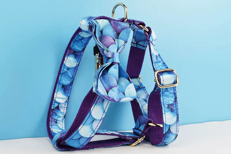 DDPaws  Personalized Purple Cotton Printed Classic Set