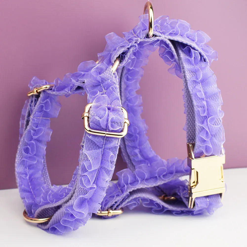 DDPaws  Personalized Purple Lace Classic Set