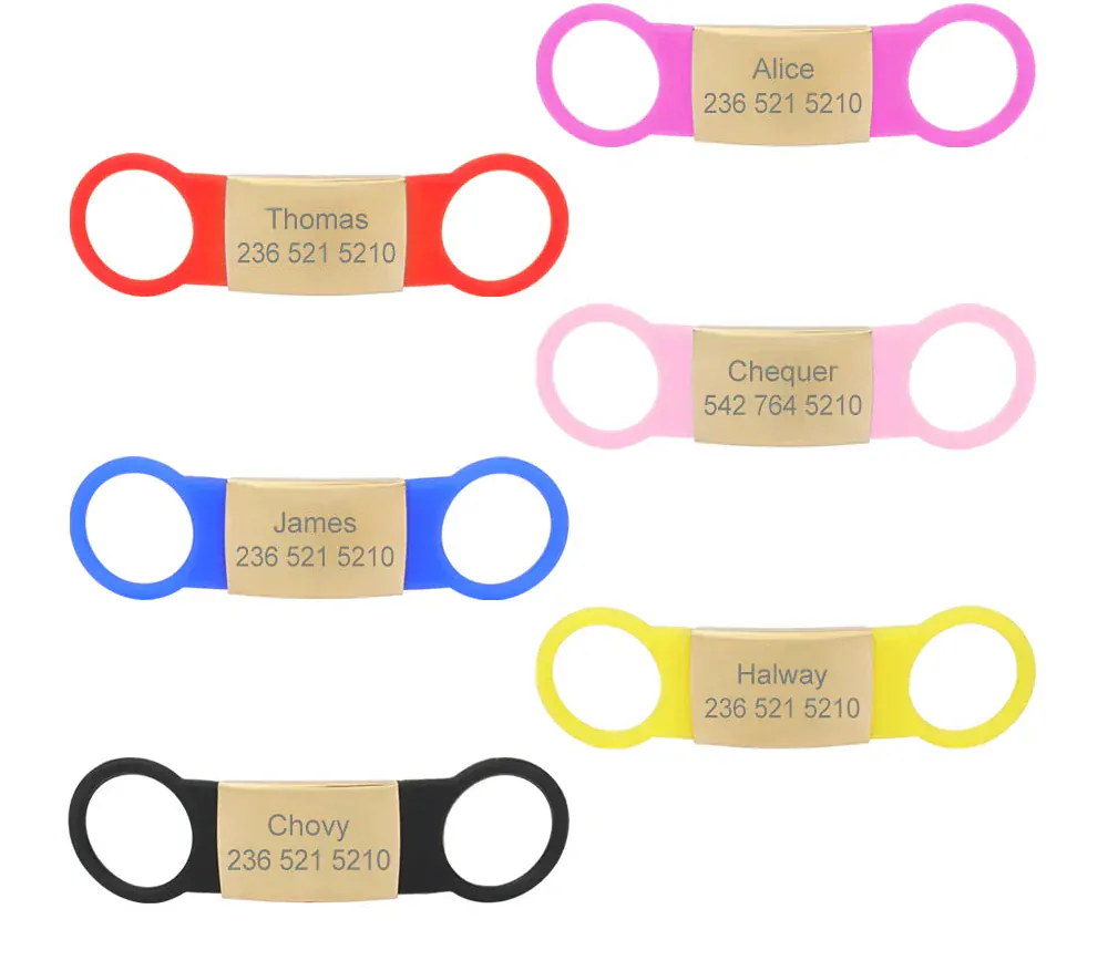 DDPaws  Personalized Silicone Pet ID Tag