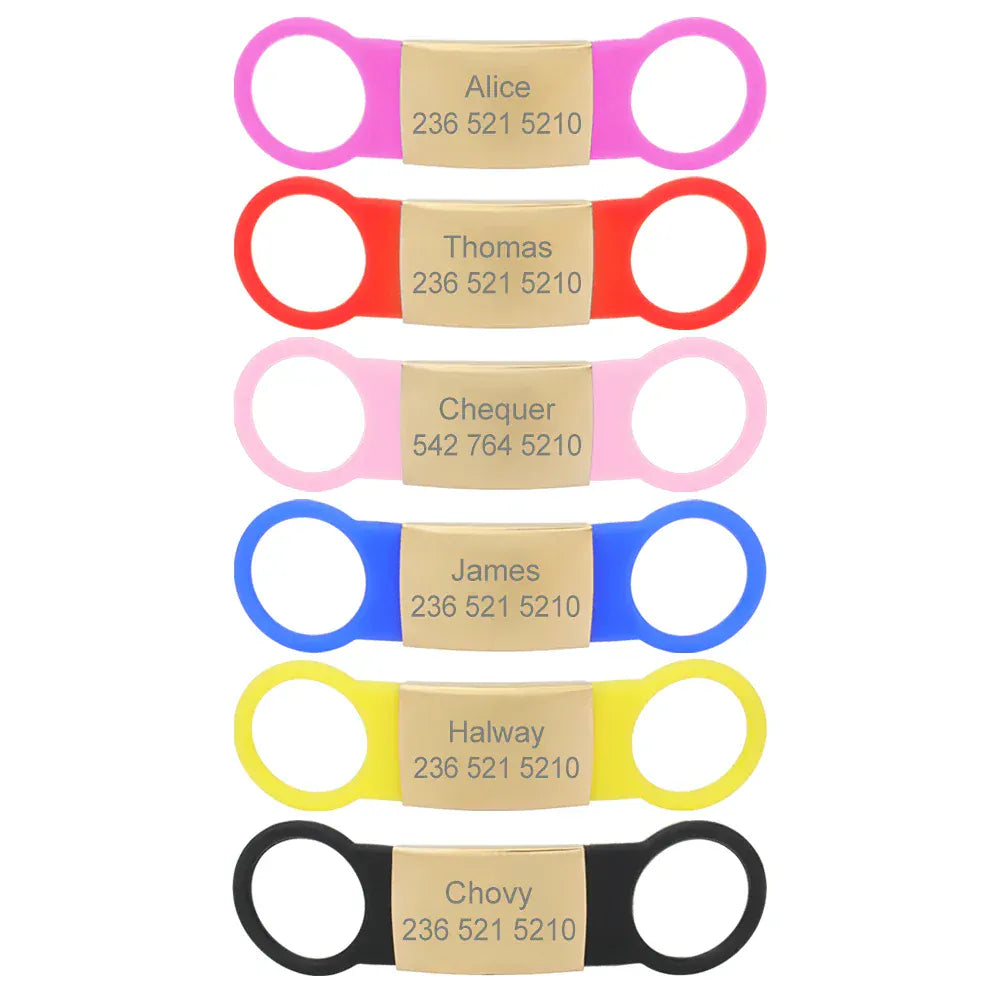 DDPaws  Personalized Silicone Pet ID Tag