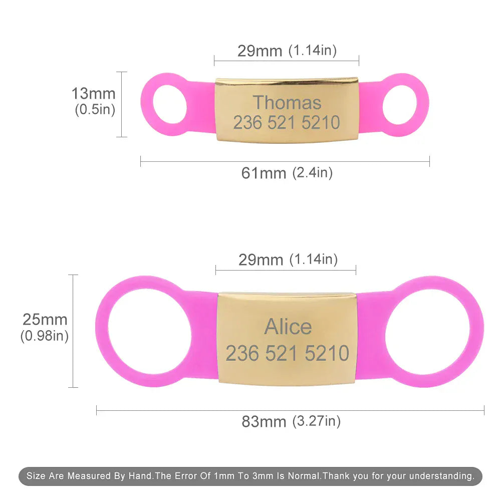 DDPaws  Personalized Silicone Pet ID Tag