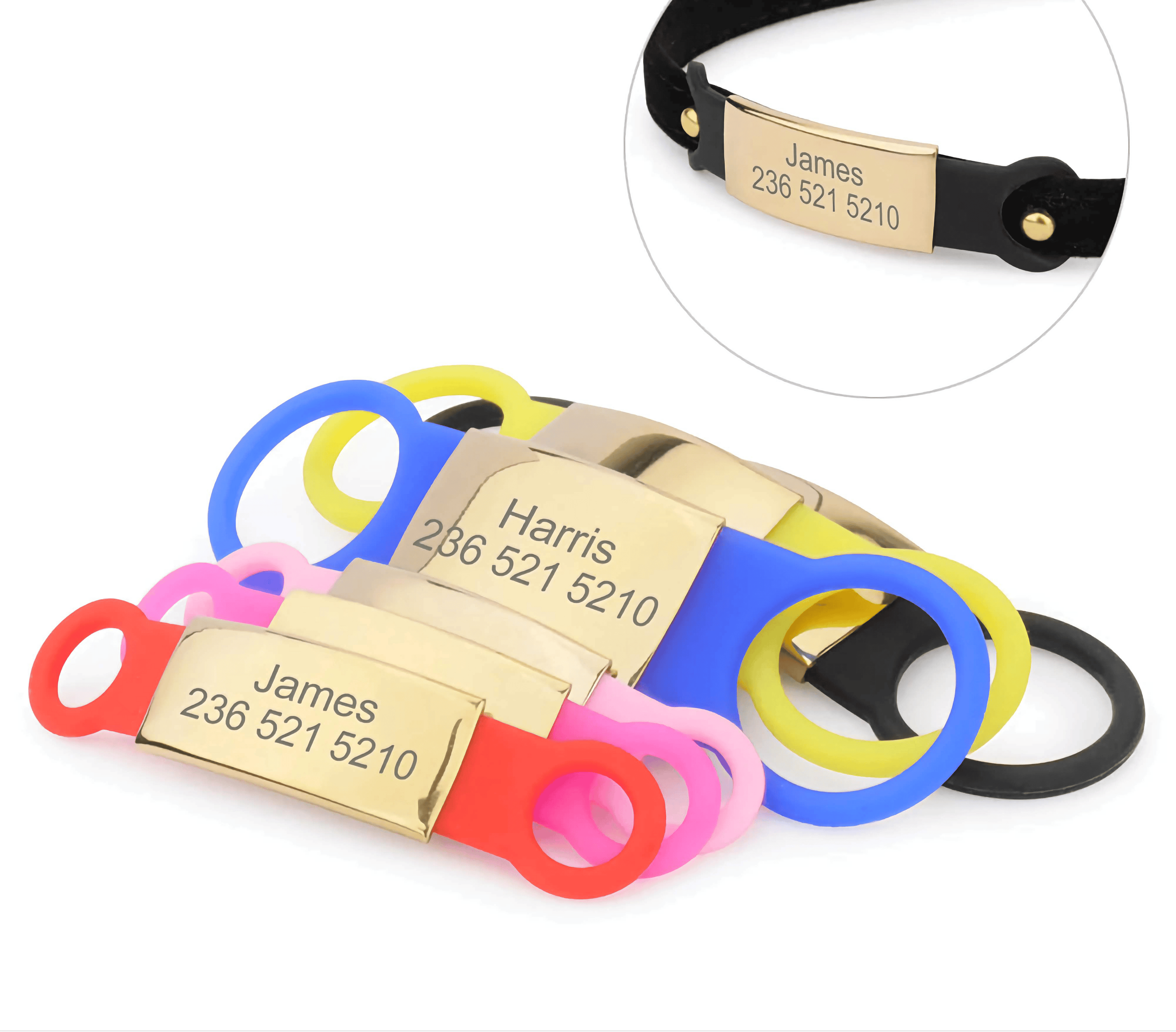 DDPaws  Personalized Silicone Pet ID Tag