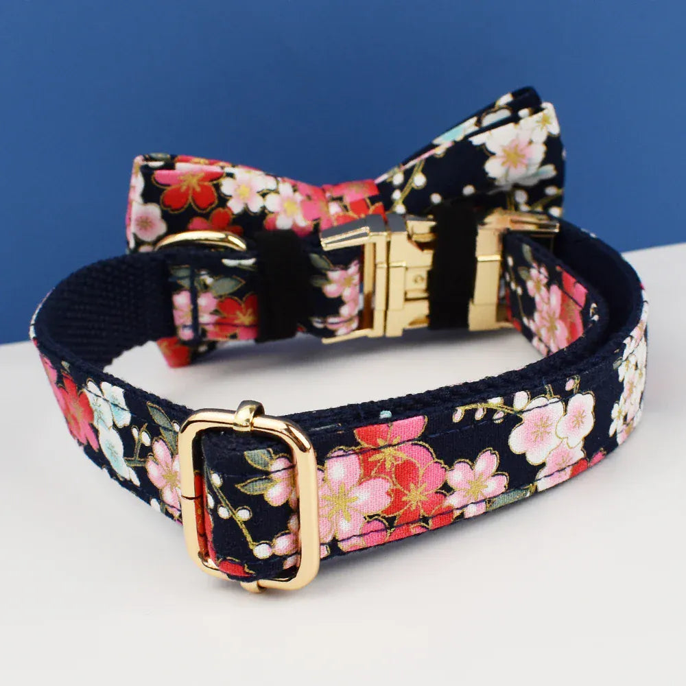 DDPaws  Personalized Soft Cotton Floral Classic Set