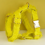 DDPaws  Personalized Yellow Lace Floral Classic Set