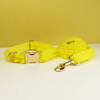 DDPaws  Personalized Yellow Lace Floral Classic Set