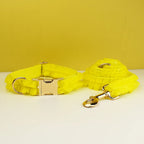 DDPaws  Personalized Yellow Lace Floral Classic Set