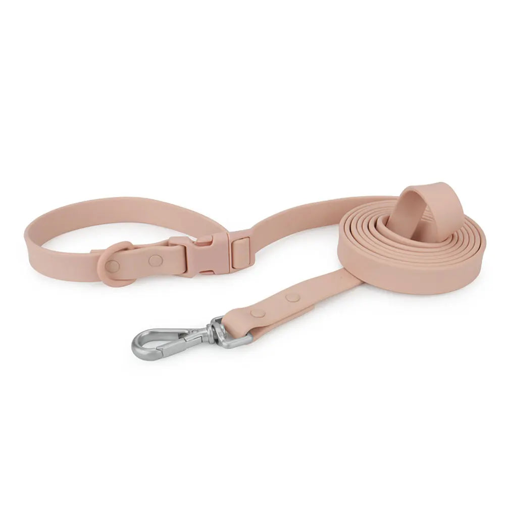 DDPaws  Pink PVC Hands-Free Dog Leash