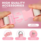 DDPaws  Warm Plush Padded Dog Harness Winter Dog Harnesses Vest Adjustable Pet Vests Soft For Small Medium Large Dogs Bulldog Pug Pink