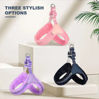 DDPaws  Warm Plush Padded Dog Harness Winter Dog Harnesses Vest Adjustable Pet Vests Soft For Small Medium Large Dogs Bulldog Pug Pink