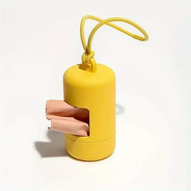DDPaws  Yellow Portable Dog Poop Bag Carrier