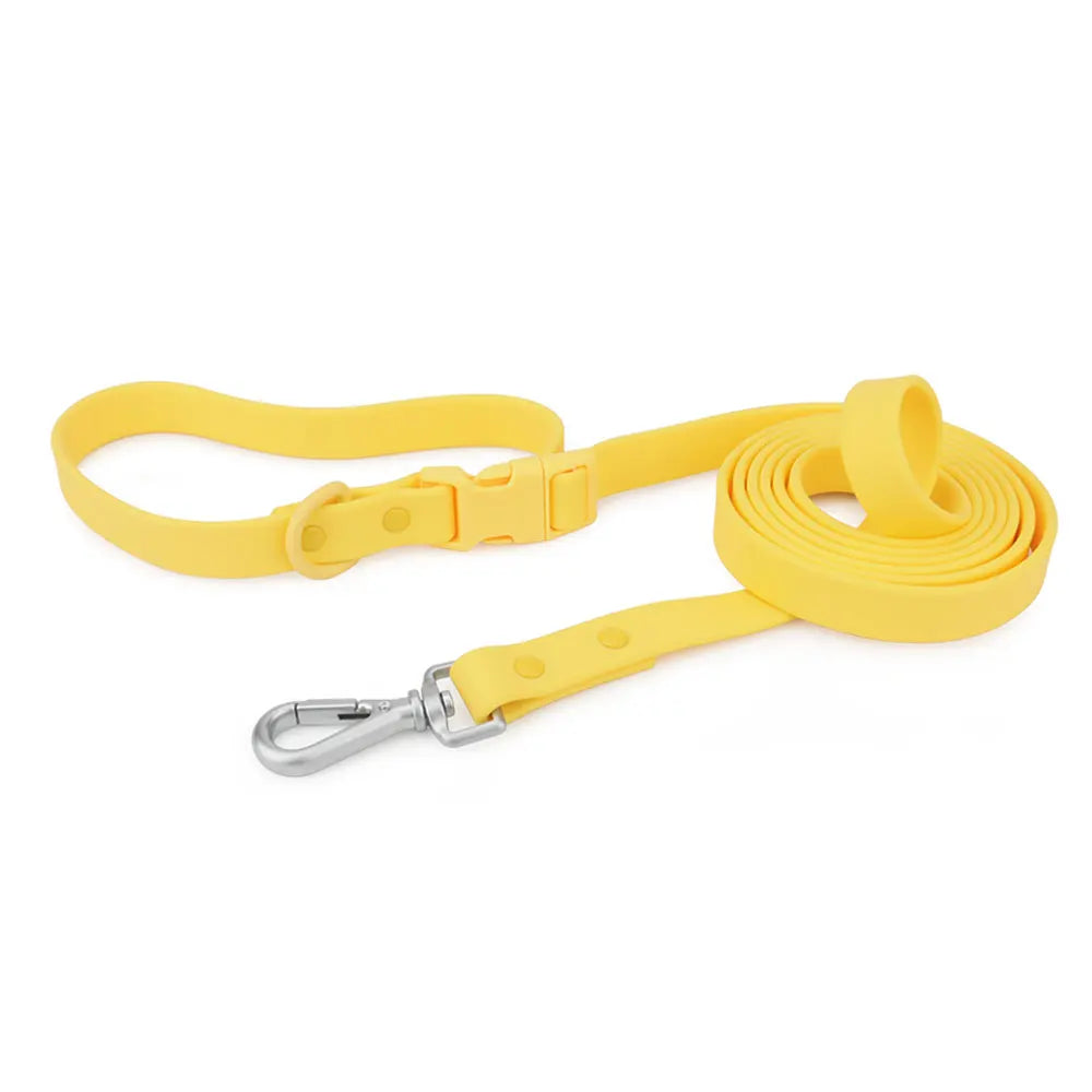 DDPaws  Yellow PVC Hands-Free Dog Leash