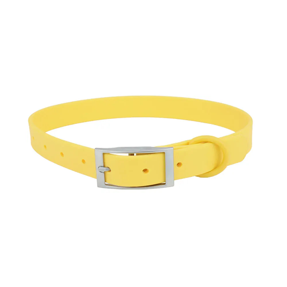 DDPaws  Yellow / XS neck 19-25cm Waterproof PVC Pet Collar