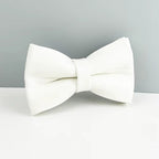 D&D Paws  Bowtie / XS White Leather Set