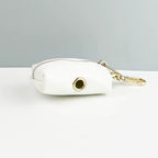 D&D Paws  Poop Bag / XS White Leather Set