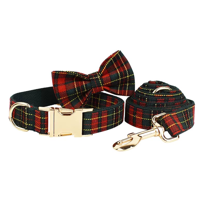 Red Tartan Christmas Set