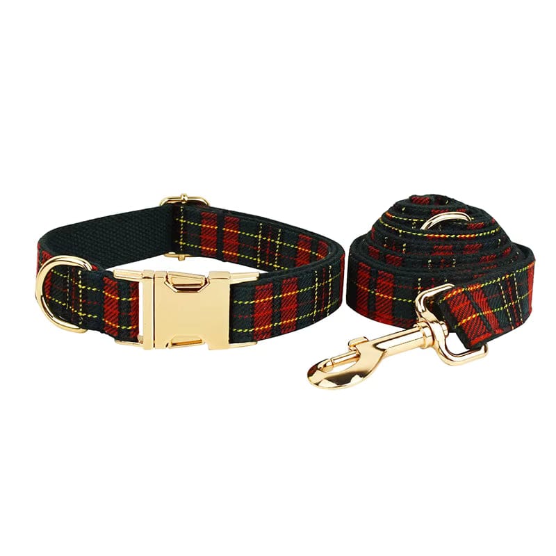 Red Tartan Christmas Set