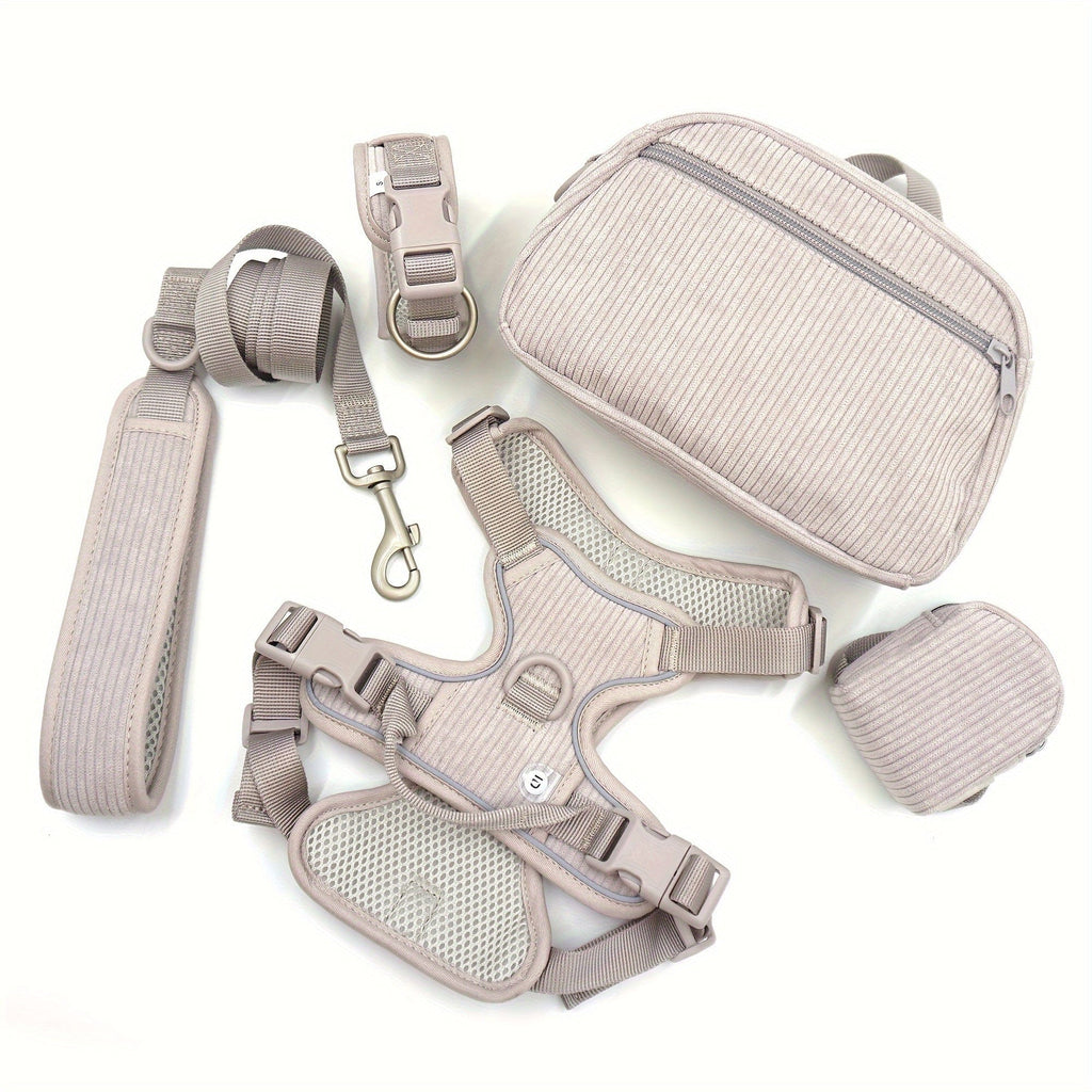 DDPaws  Grey / S Personalized Light Weight Dog Walking Set