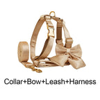 Gold Satin Wedding Set