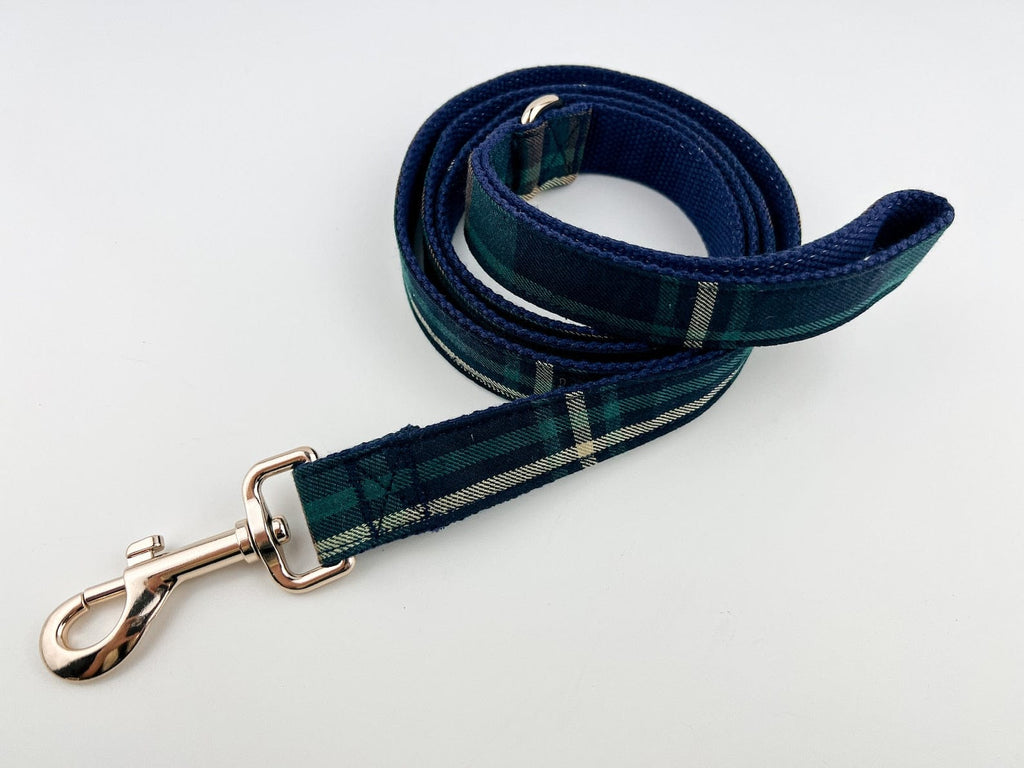 D&D Paws Leash / XS Designed Plaid Dog Vest Set [Made-to-Order]