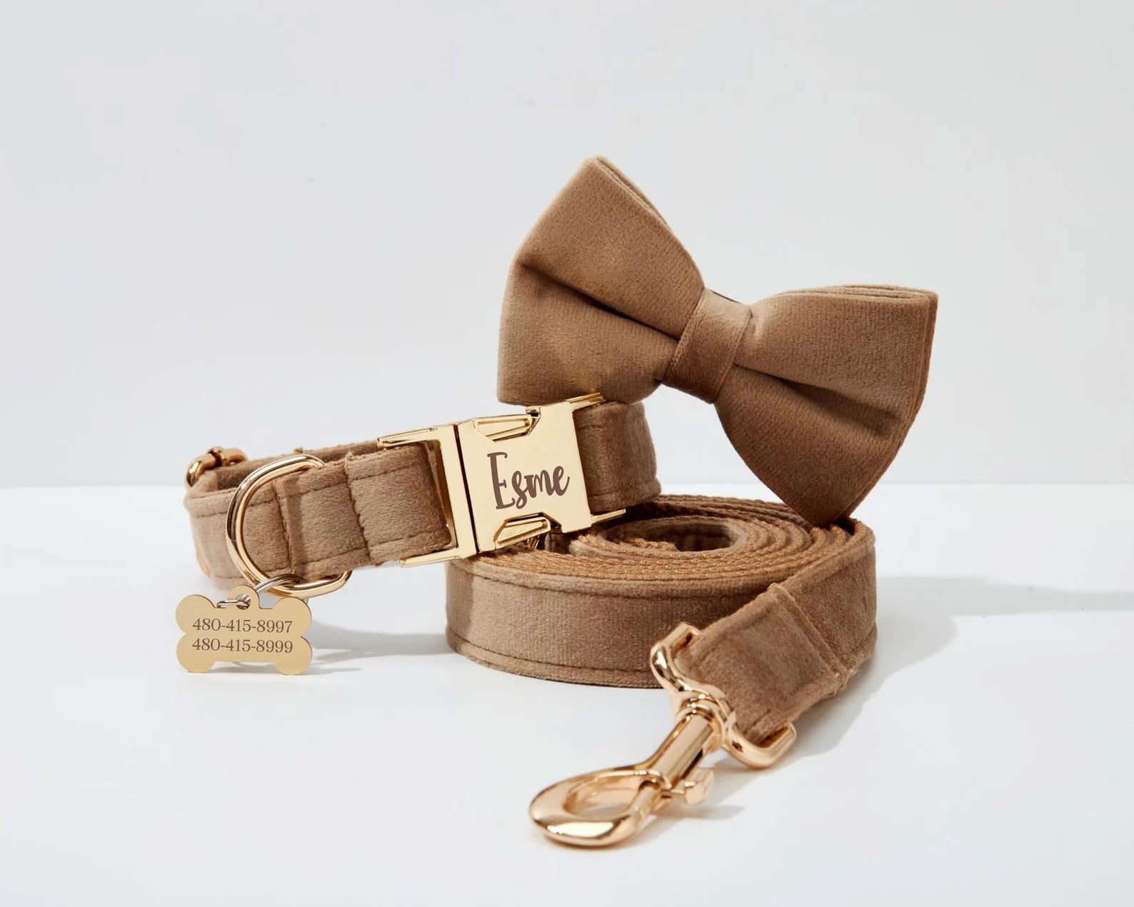 Shallow Khaki Velvet - Modern Luxe Set