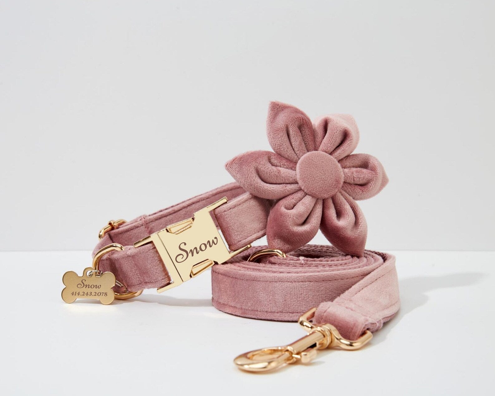 Light Purple Velvet Modern Luxe Set