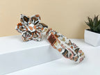 D&D Paws Flower Collar / XS Designed Butterfly Dog Girly Set [Made-to-Order]