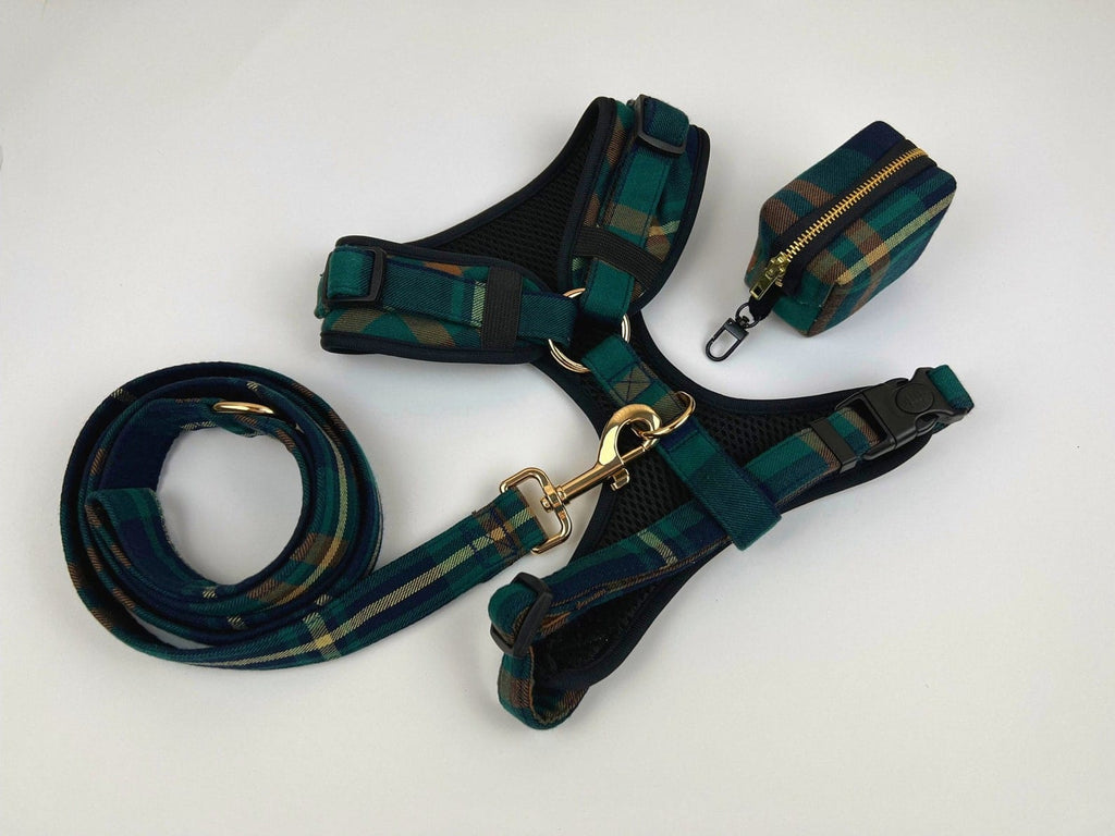 D&D Paws Designed Plaid Dog Vest Set [Made-to-Order]