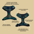 D&D Paws Designed Plaid Dog Vest Set [Made-to-Order]