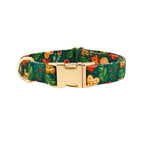 Christmas Floral Dog Collar and Leash Set