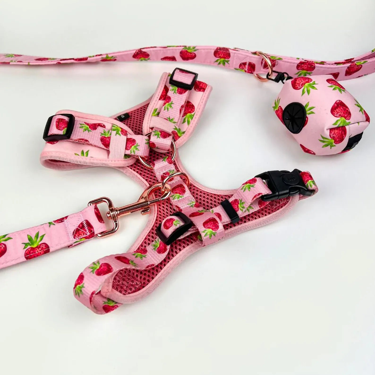 D&D Paws Designed Strawberry Dog Girly Set [Made-to-Order]