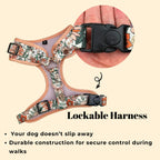 D&D Paws Designed Floral Dog Vest Girly Set [Made-to-Order]
