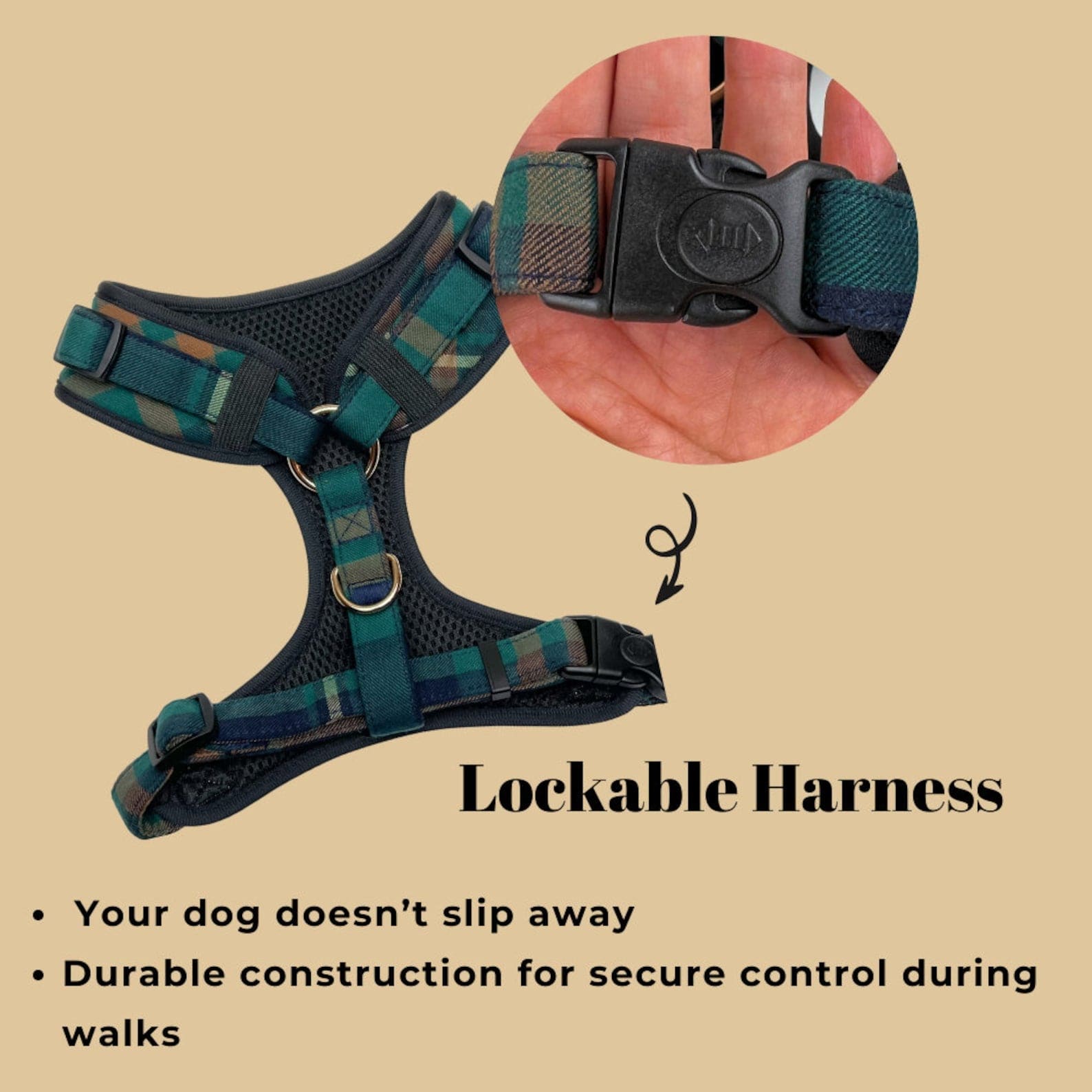 D&D Paws Designed Plaid Dog Vest Set [Made-to-Order]