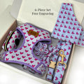 Designed Heart Dog Vest Set