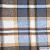 Blau-braunes Karomuster-Set nach Maß