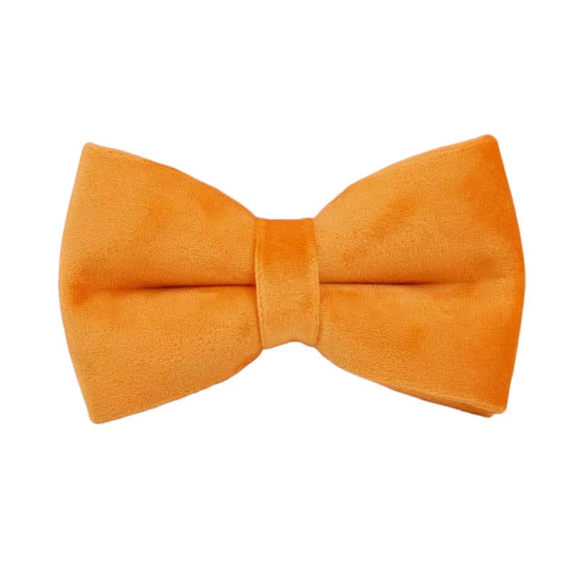 D&D Paws  Bowtie / XS Orange Velvet Set